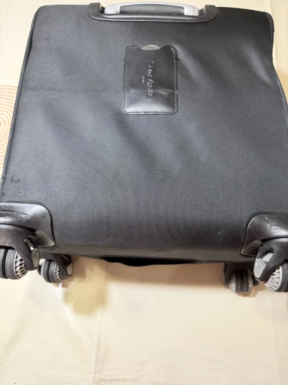 Samsonite Black Rolling Travel Garment Bag with Front Pocket